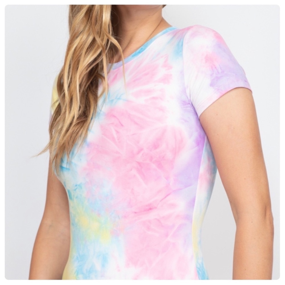 Tie-Dye Body Suit ~ Short Sleeve